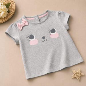 Face Bow Girls T-Shirt
