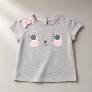 Face Bow Girls T-Shirt