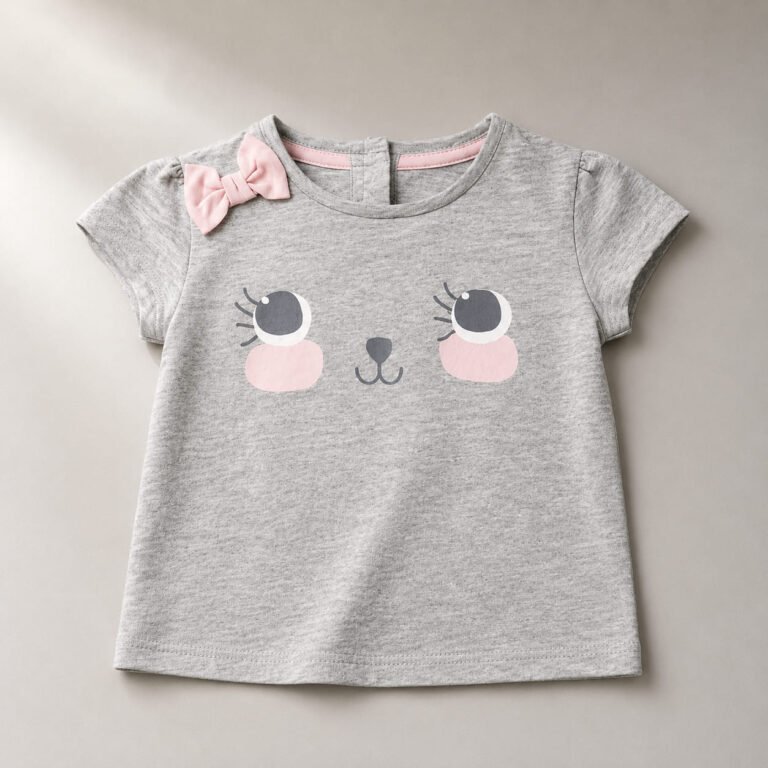 Face Bow Girls T-Shirt