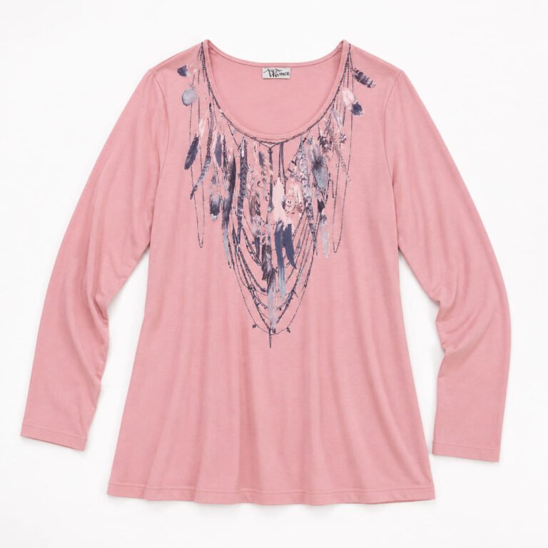 Pink Long Sleeve Top