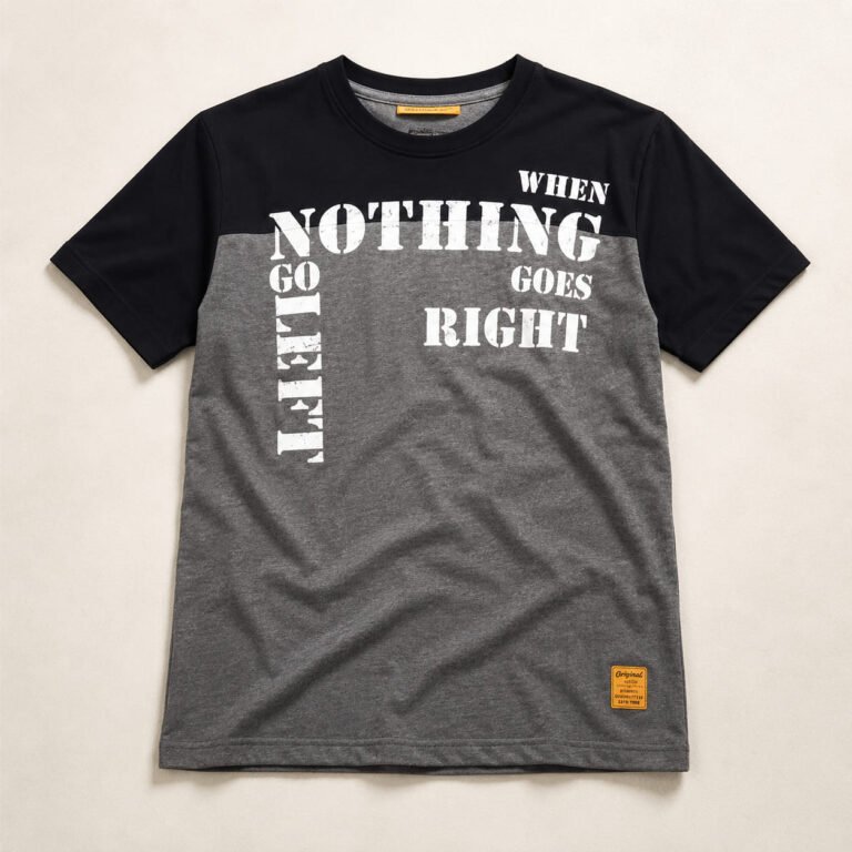Graphic Color Block T-Shirt
