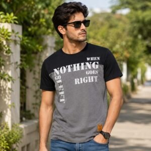 Graphic Color Block T-Shirt