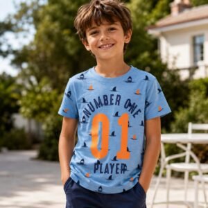 short-sleeve graphic T-shirt