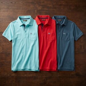 3 polo shirts