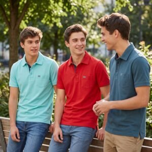 3 polo shirts